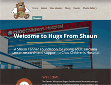 Tablet Screenshot of hugsfromshaun73.org